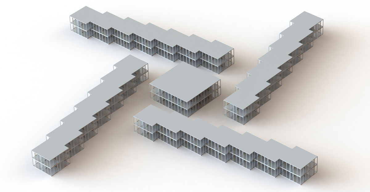 Cube-House - Würfelhaus 3D Grafik 02