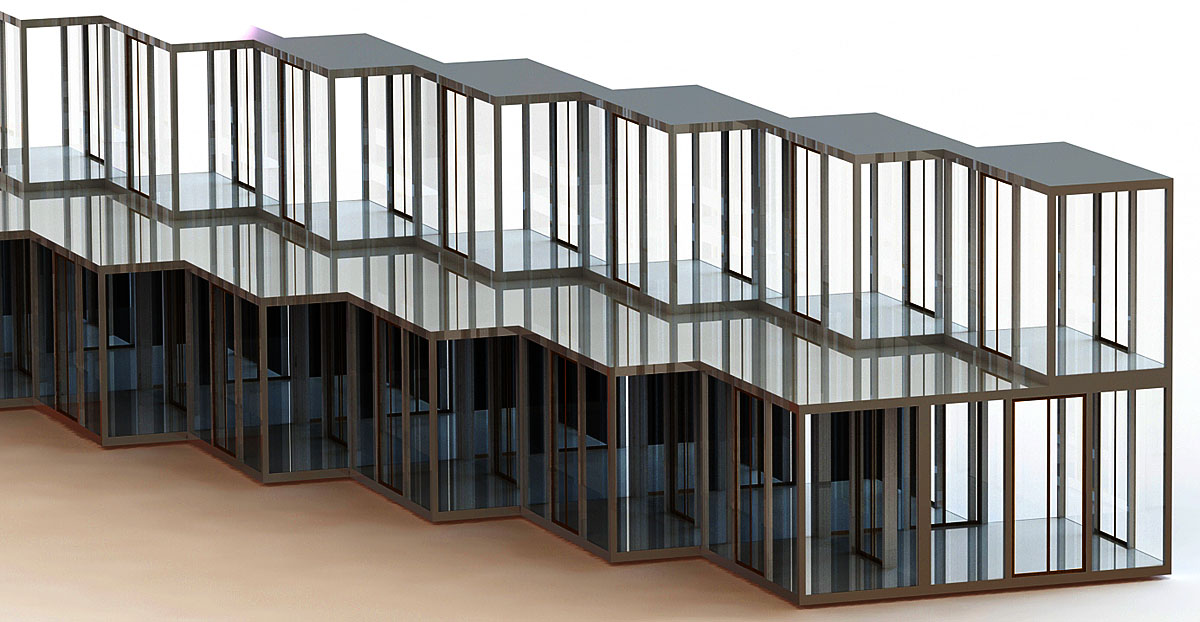 Cube-House - Würfelhaus 3D Grafik 07